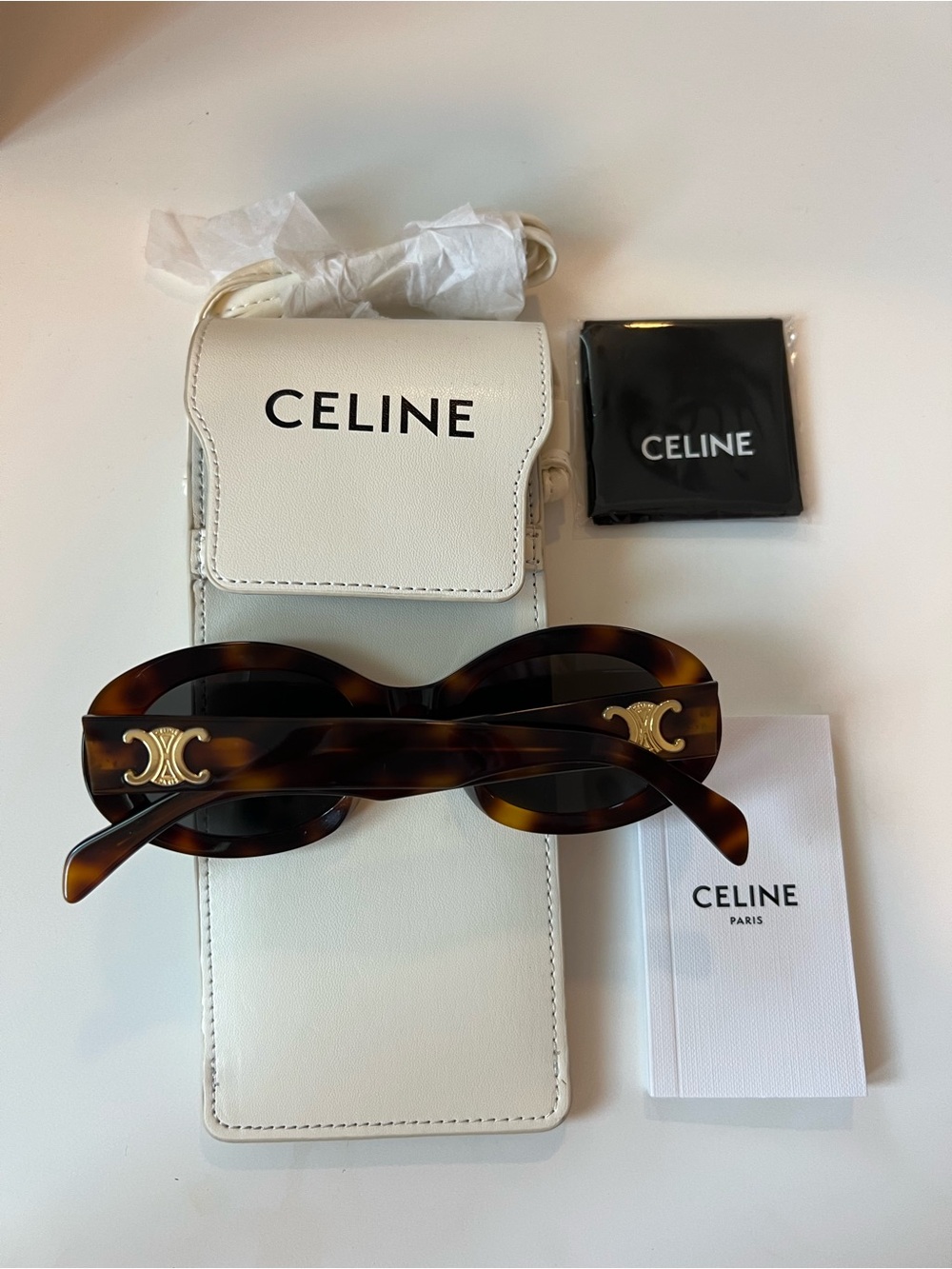 CELINE Tortoiseshell Oval Sunglasses - gently worn! - Picture 1 of 17